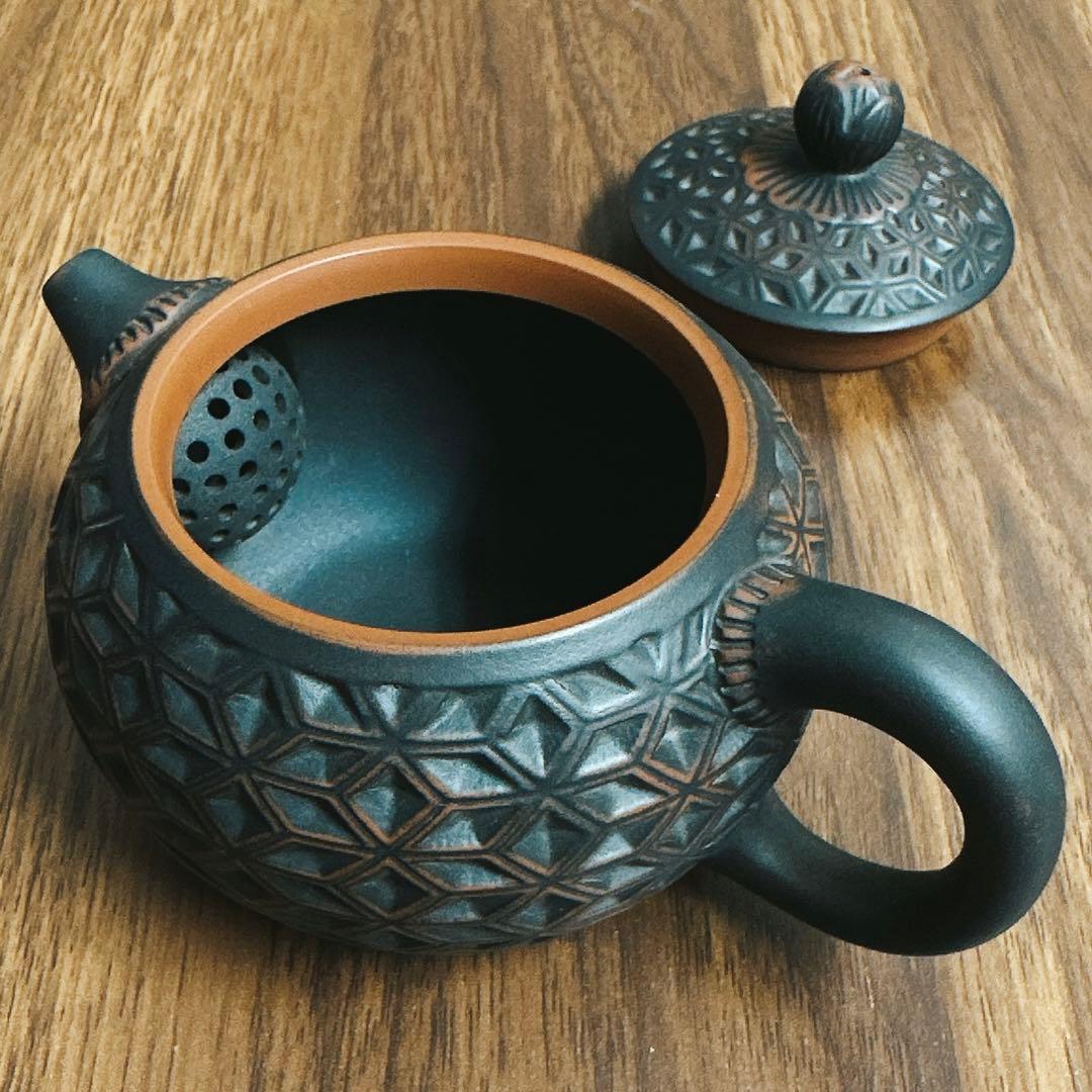 茶道具】 満彫西施壺 1個