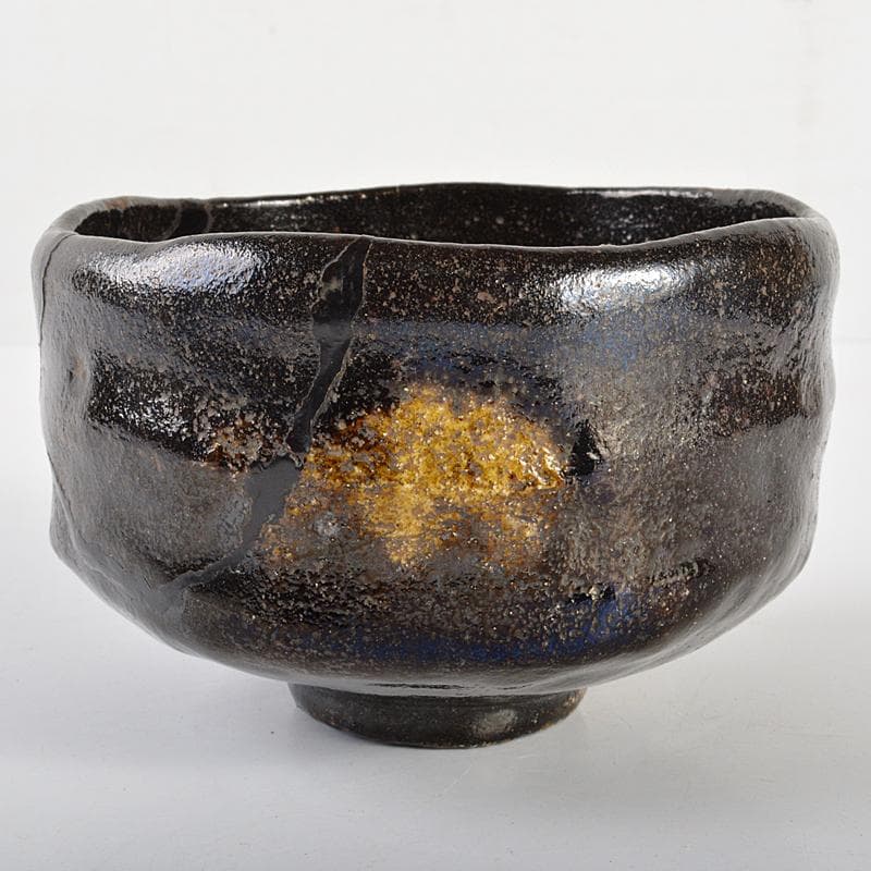 茶道具 高橋道八造 黒楽茶碗 共箱 M R7088 - メルカリ