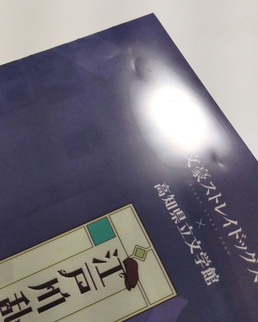 文豪ストレイドッグス 高知県立文学館 クリアファイル 江戸川乱歩