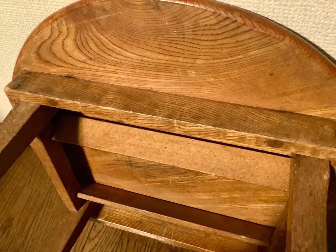 昭和レトロ】ミニ ちゃぶ台（折りたたみ式）アンティーク/古道具/骨董