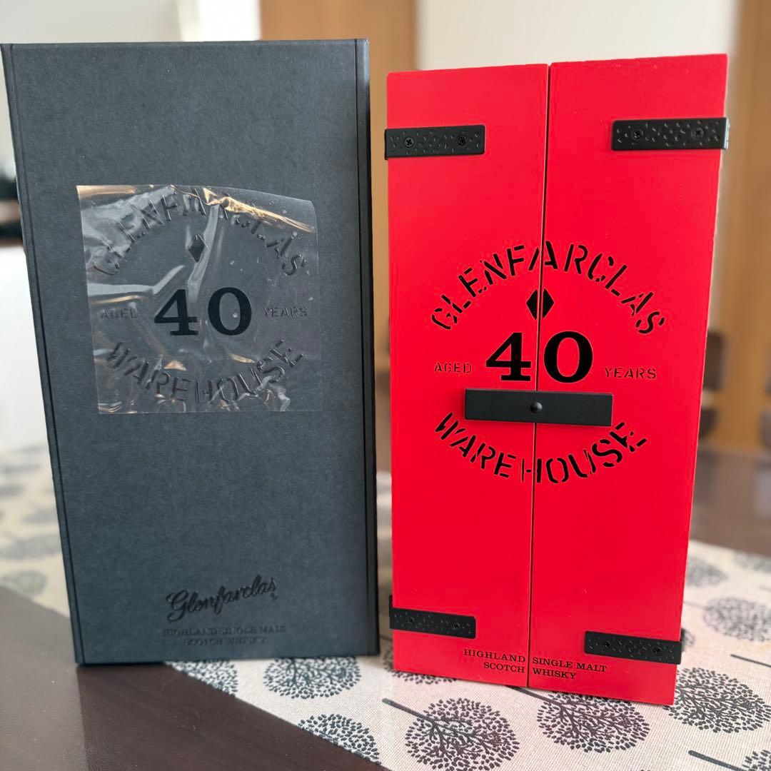 Glenfarclasグレンファークラス40年 ⭐︎空瓶&木箱&外箱付き - メルカリ