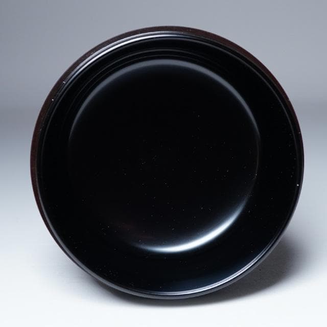 川端近左黒平棗共箱二重箱茶道具漆器薄茶器