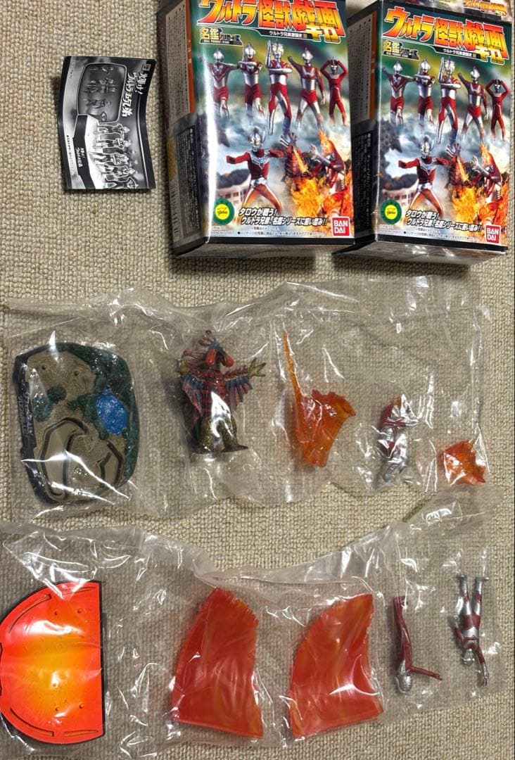 ウルトラ怪獣戯画ギガ ウルトラ兄弟激闘史Ⅲ 2種セット売り 当時物