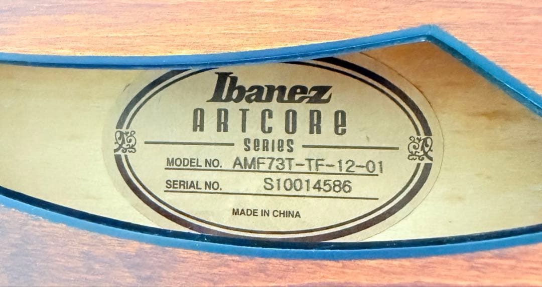 美品】Ibanes AMF73T TF-12-01 セミアコ アイバニーズ - メルカリ