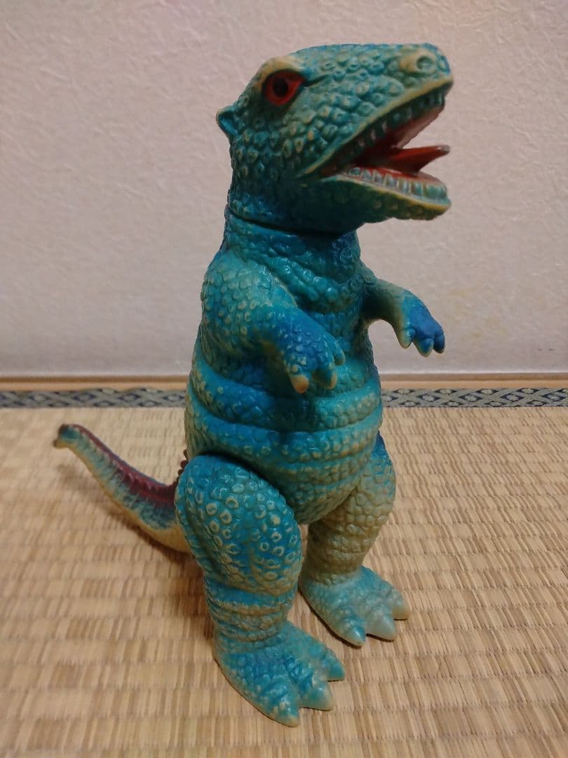 マルサン　ソフビ　ゴロザウルス　当時物　ゴジラ　ブルマァク　東宝