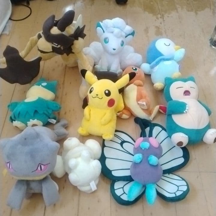 WCS2024 ぬいぐるみ ピカチュウ リオル マリル3点セット