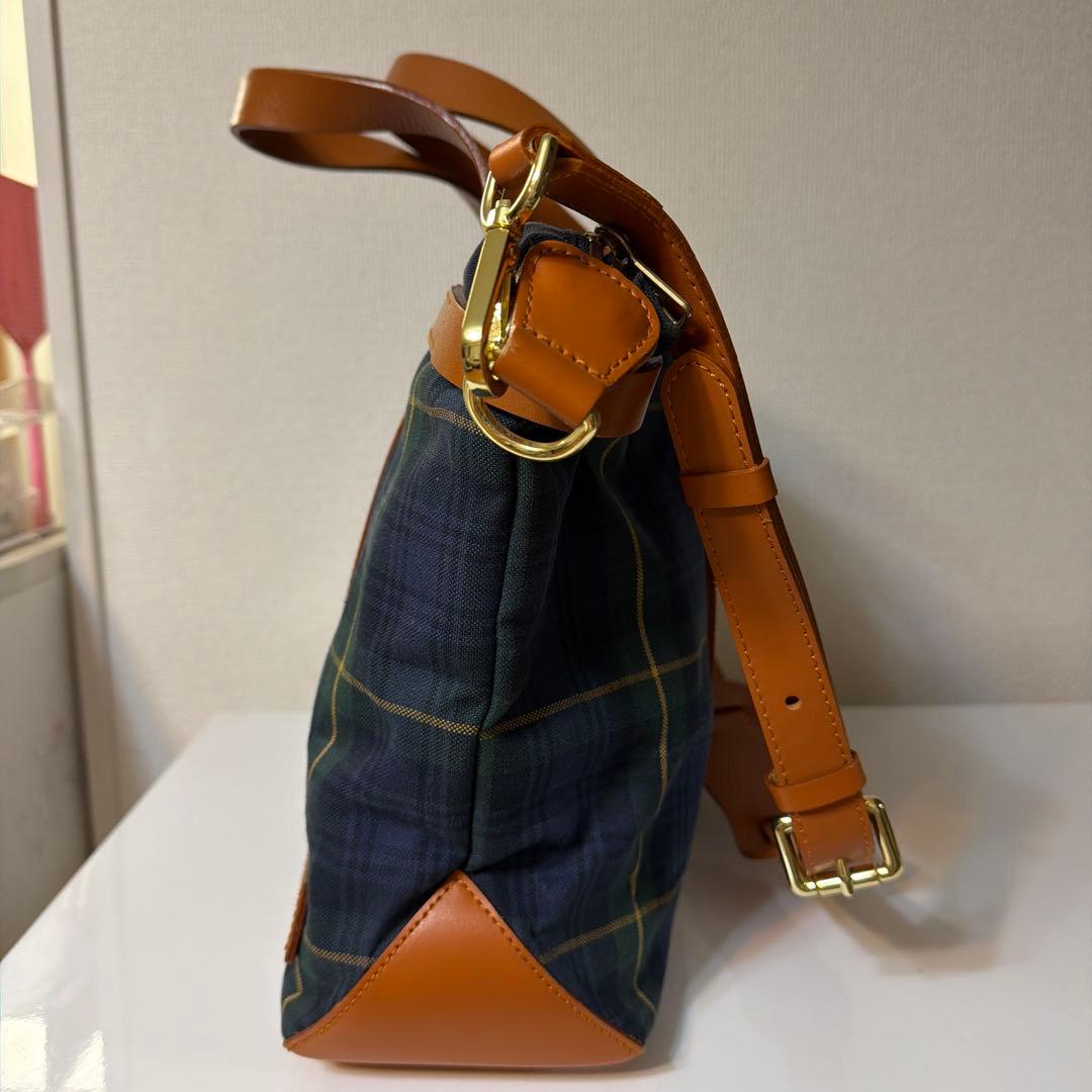 earth made ボストンバッグ チェック柄 - メルカリ