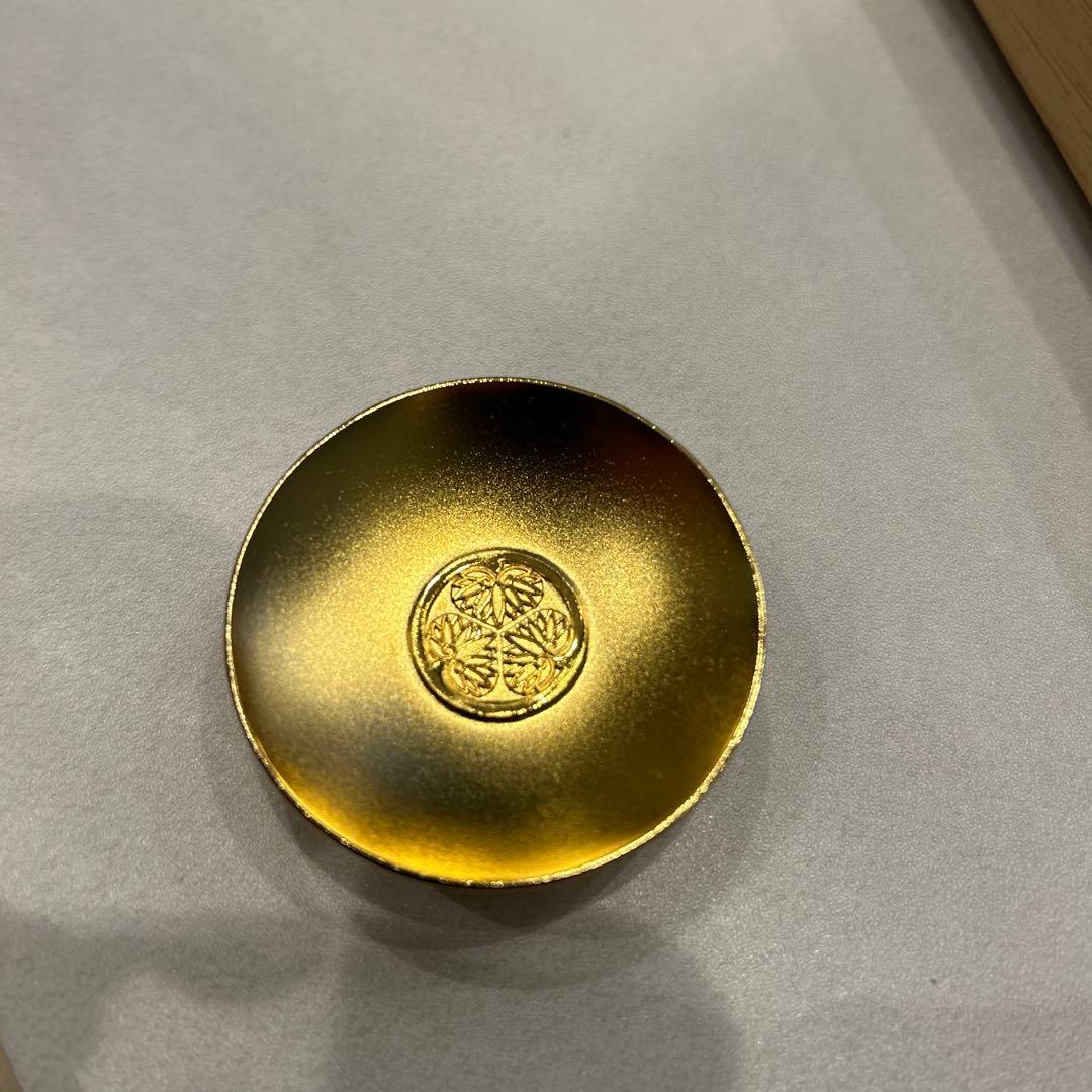 24k 金製小皿 日光東照宮 延命長寿 木箱付き - メルカリ