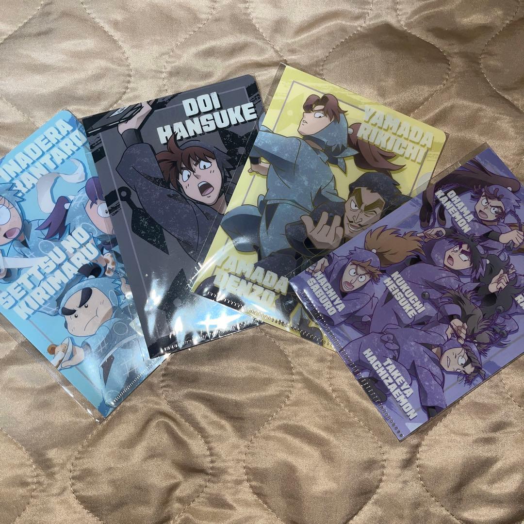 忍たま乱太郎 ビジュアルファイルキャンディ クリアファイル 8種