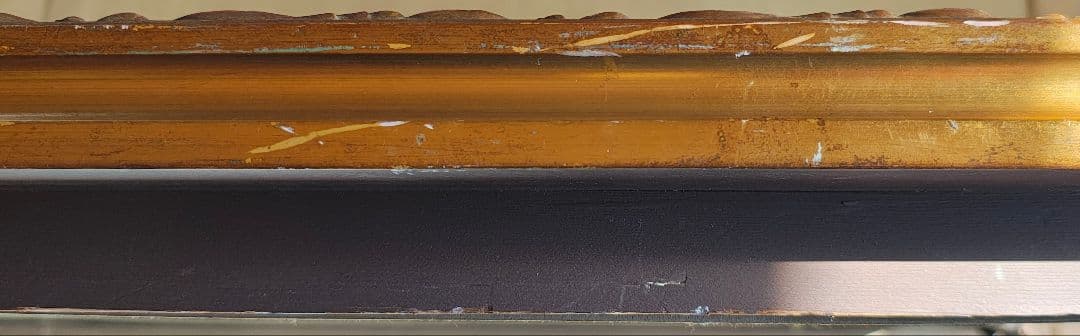 F30号 大型額縁 油彩画付【送料込】