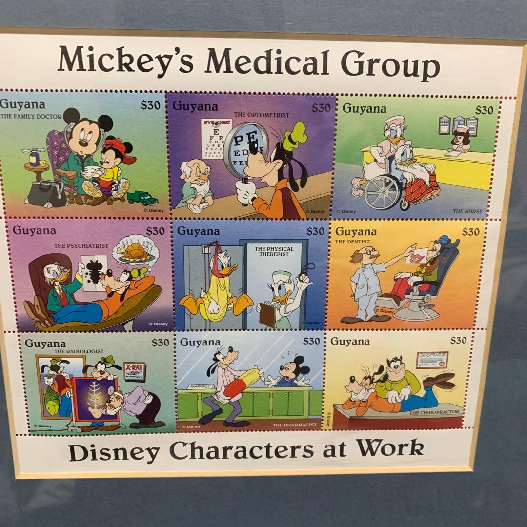 ディズニーキャラクター 記念切手 インテリア