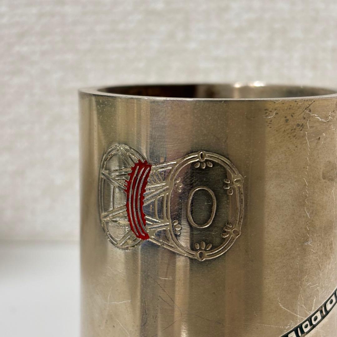 銀製 笛鼓蓋置 重量88g