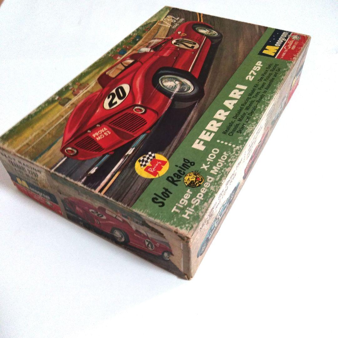 レア］60年代モノグラム フェラーリ275Pスロットカー組み立てキット