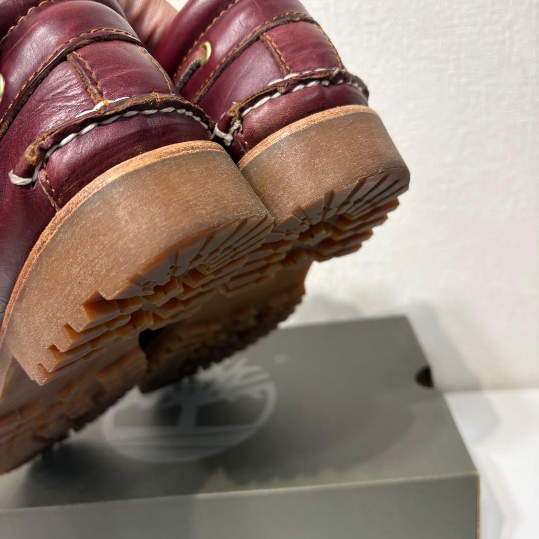 極美品 ティンバーランド モカシン 3 Eye Classic Burgundy