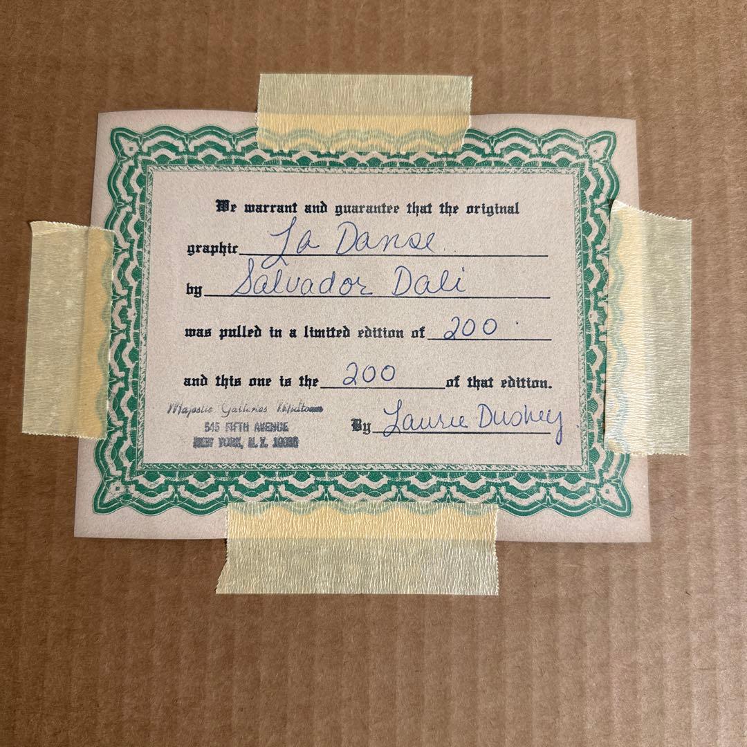 サルバドール・ダリ「La Danse」リトグラフ - メルカリ
