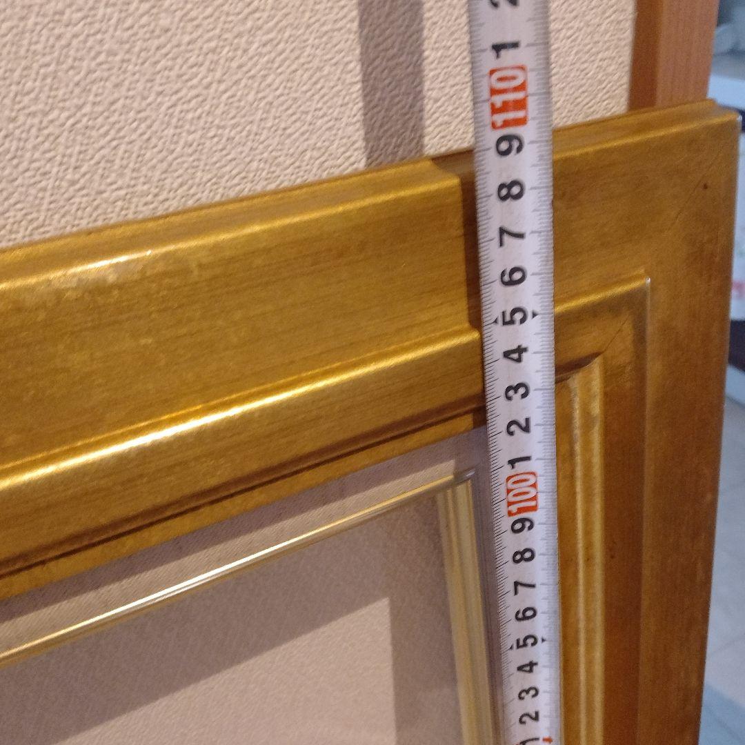 【限定値下げ】レトロ風　ゴールドの油彩額縁のみ 　特大サイズ