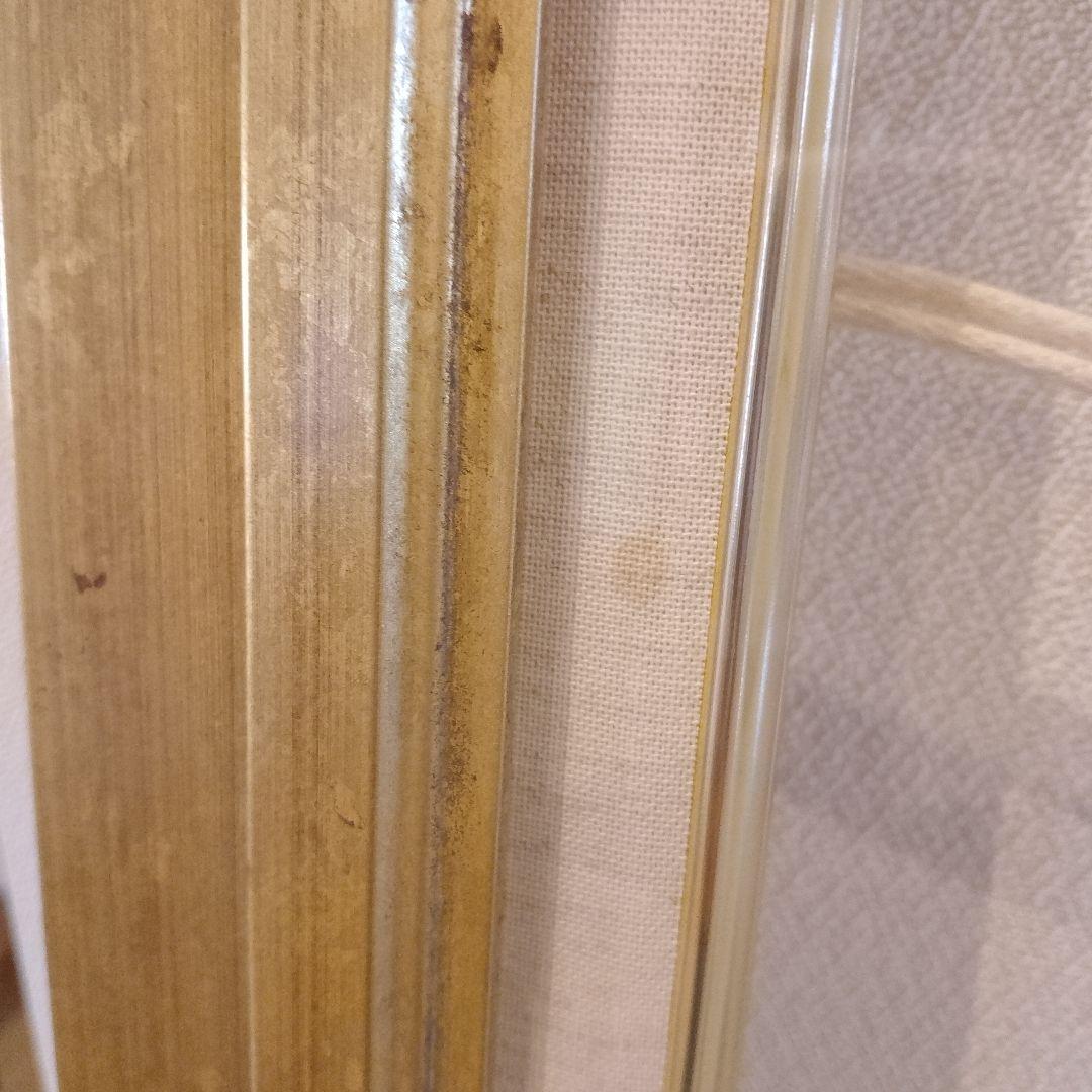 【限定値下げ】レトロ風　ゴールドの油彩額縁のみ 　特大サイズ