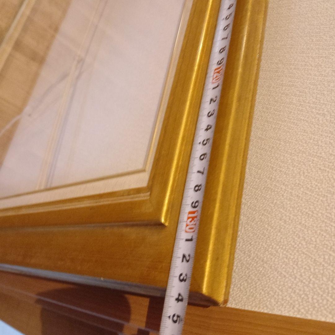 【限定値下げ】レトロ風　ゴールドの油彩額縁のみ 　特大サイズ