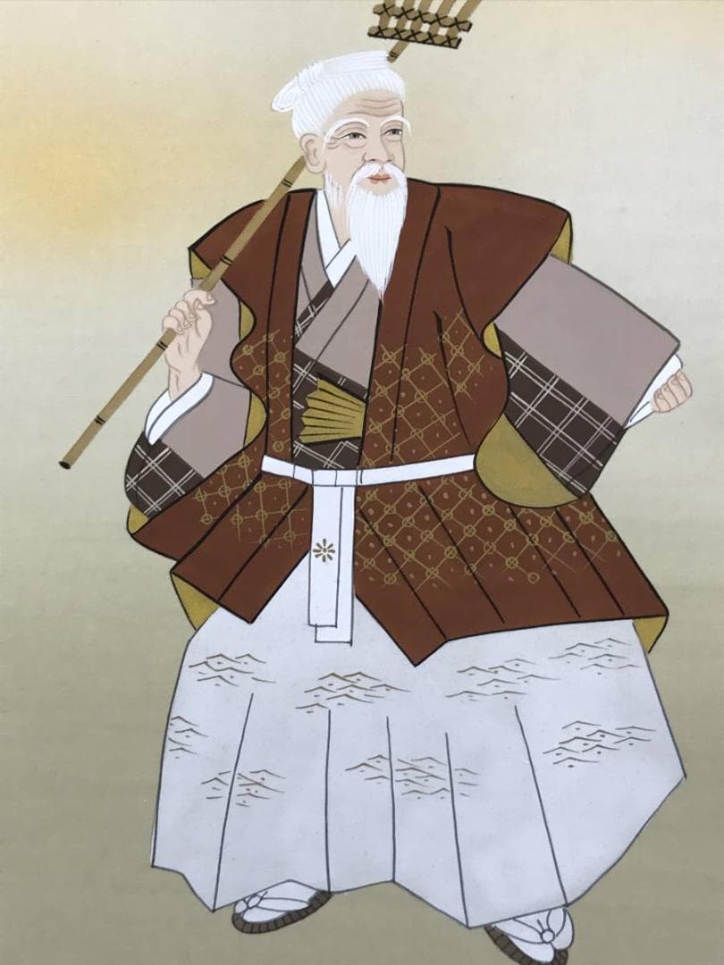 【真作】山下玄洋/高砂図/双幅/祝事掛/正月掛/掛軸/名家伝来/AD-372