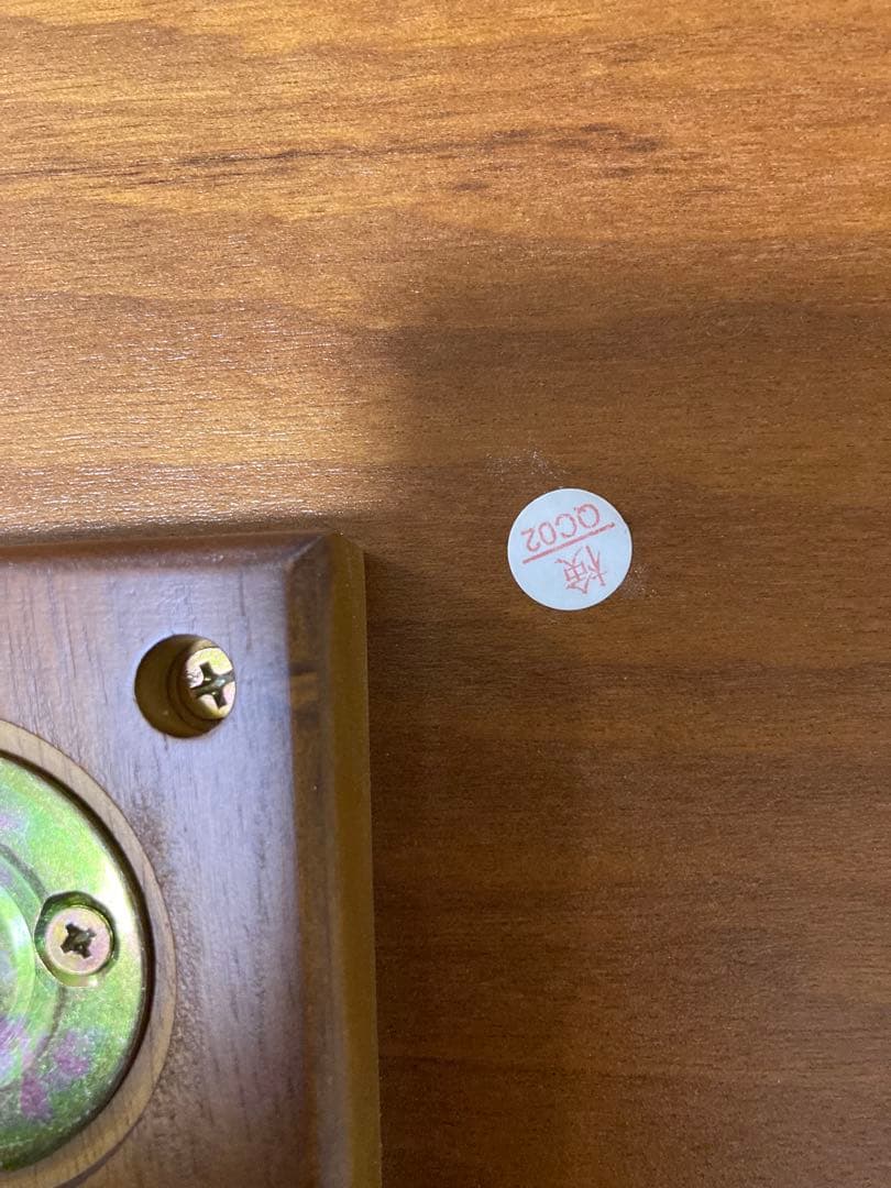 ダークブラウン　円形　丸　木製ダイニングテーブル