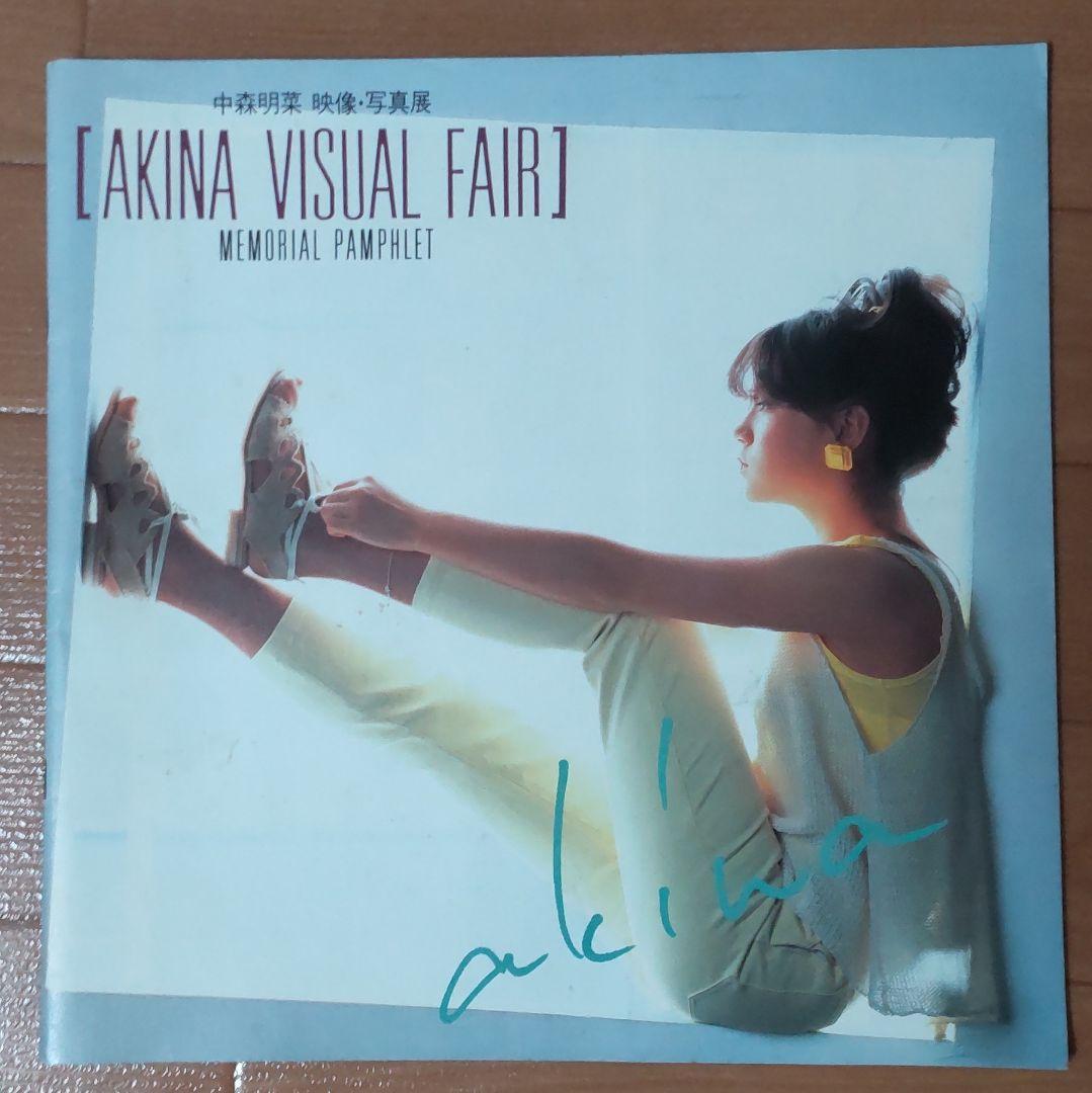 中森明菜 写真集 中森明菜 映像・写真展 VISUAL FAIR パンフ 写真集