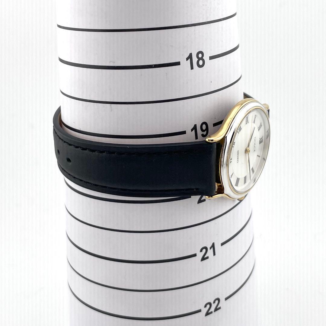 【稼働/新品電池/新品ベルト】セイコー　ドルチェ　シェル文字盤　コンビ　腕時計