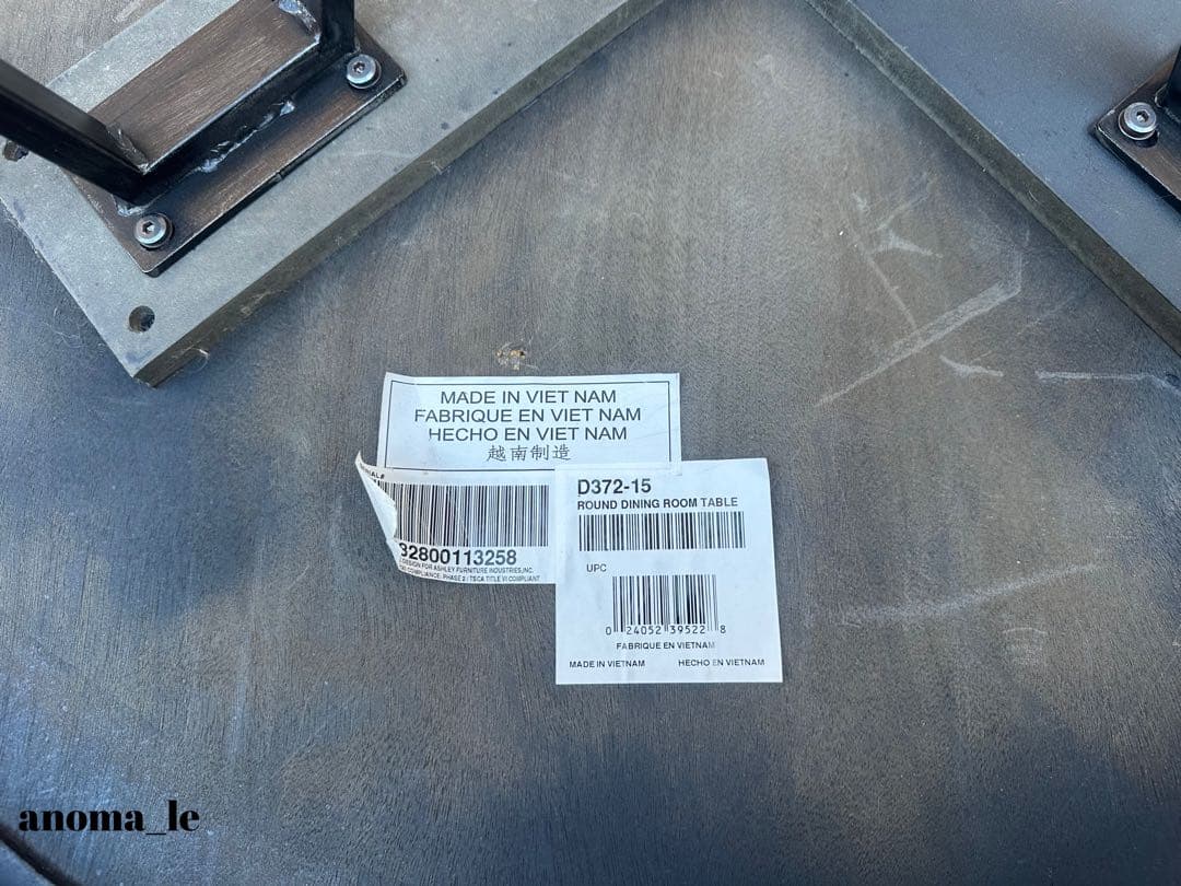 【ラウンドテーブル】Ashley　furniture　アメリカンスタイル