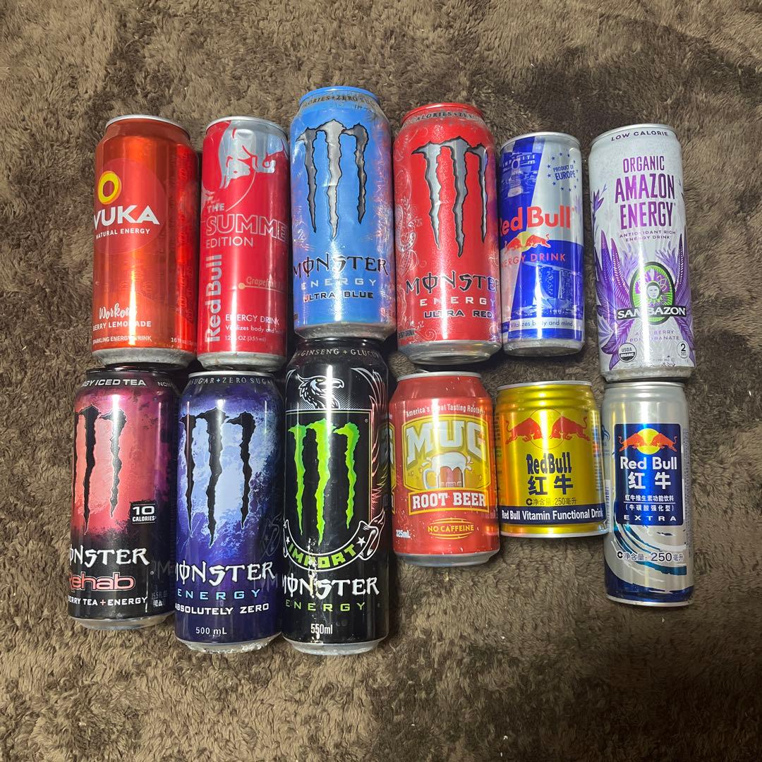 エナジードリンク 海外 空き缶 レッドブル モンスター - メルカリ
