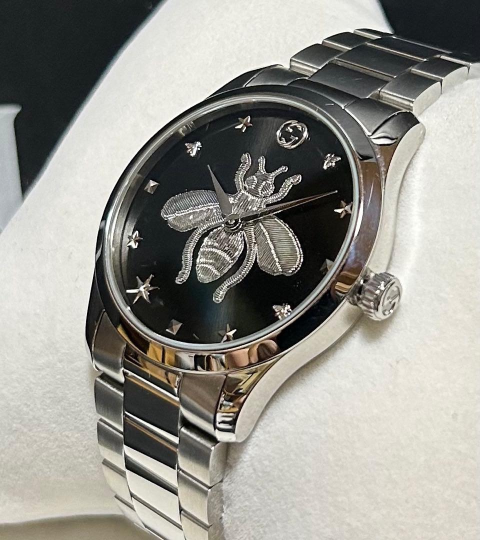 新品 GUCCI G-タイムレス 腕時計 アイコニック ウォッチ ハチ Bee