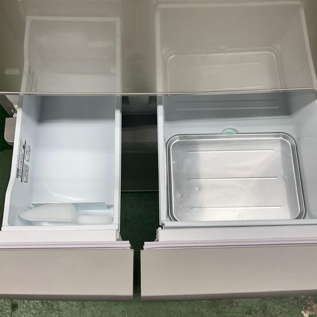 659 冷蔵庫　大型　左開き　400L強　自動製氷機付　関東配送　大人気　極美品