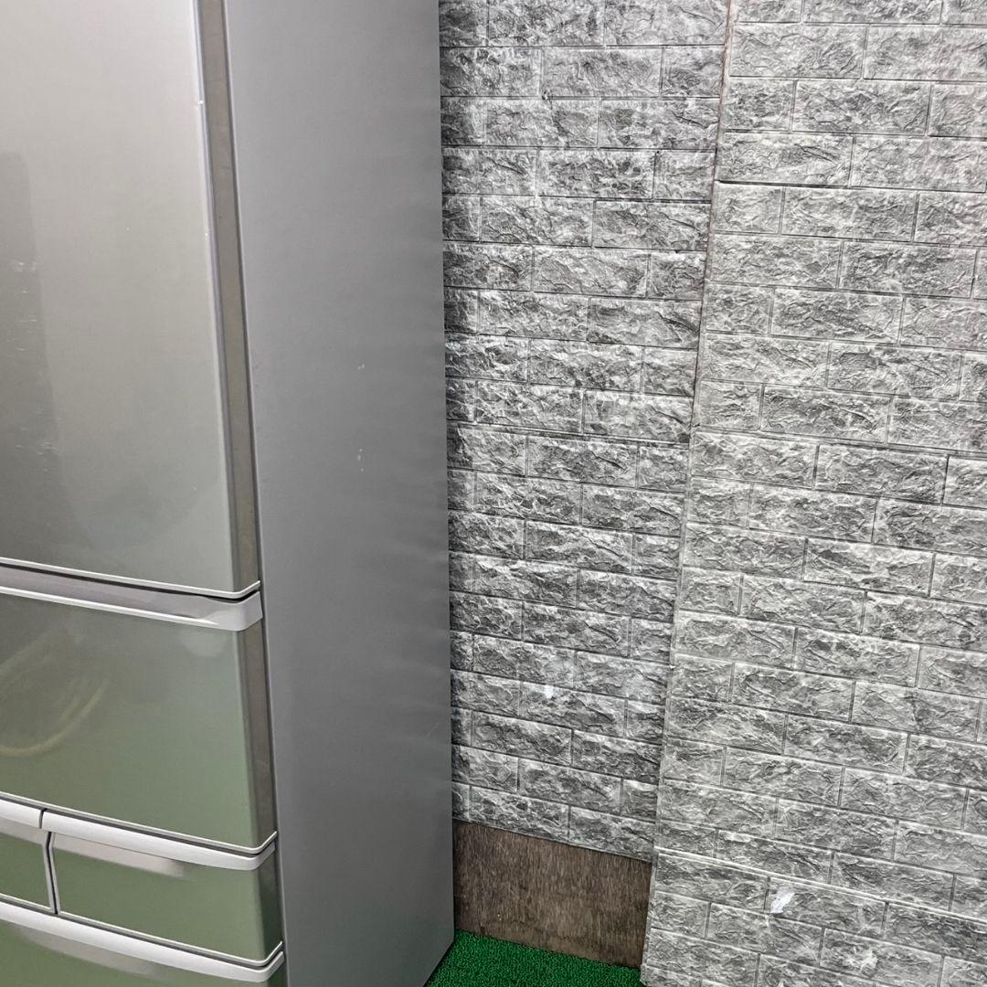 659 冷蔵庫　大型　左開き　400L強　自動製氷機付　関東配送　大人気　極美品