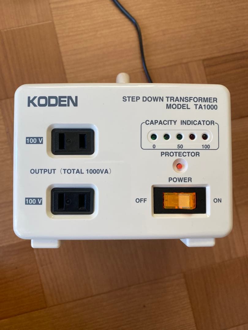 KODEN 変圧器 海外対応 1000W TA1000