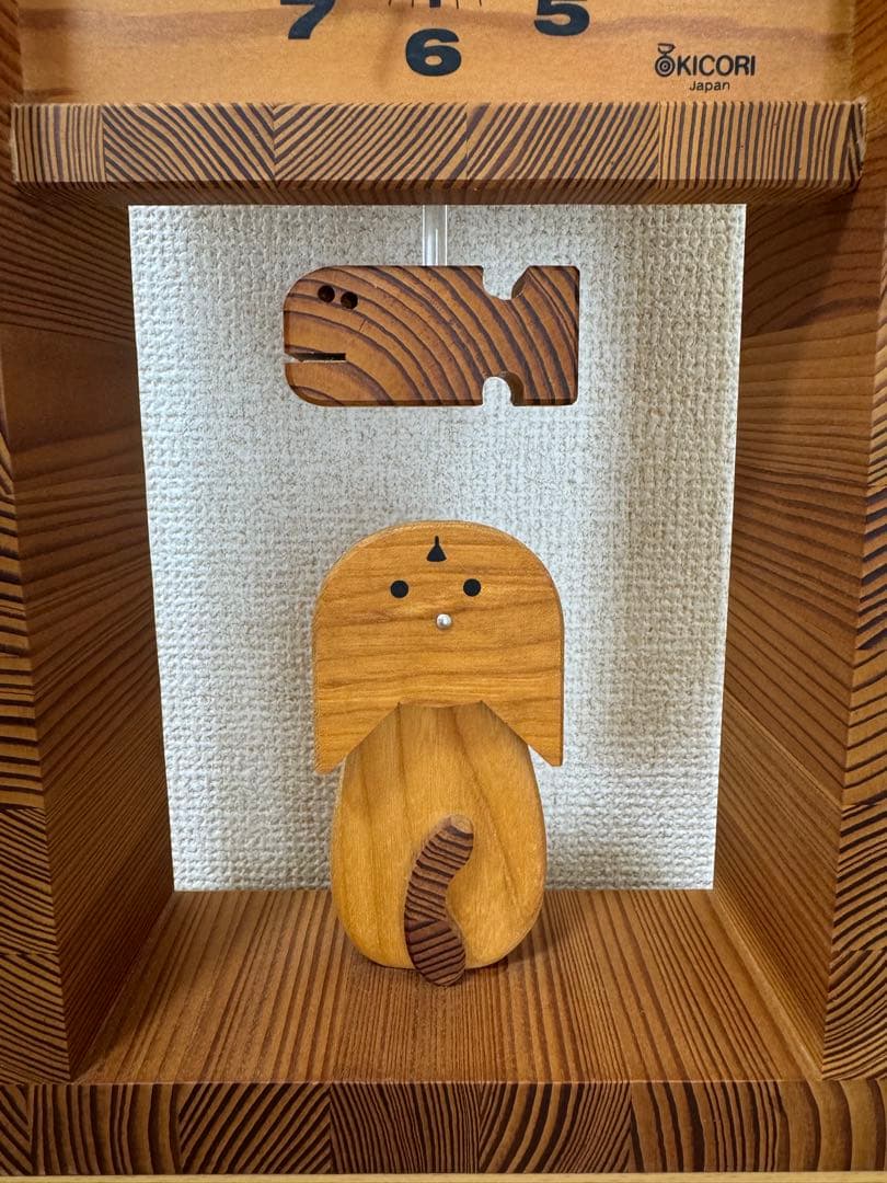 KICORI キコリ　時計　掛け時計　置き時計　サカナとネコ