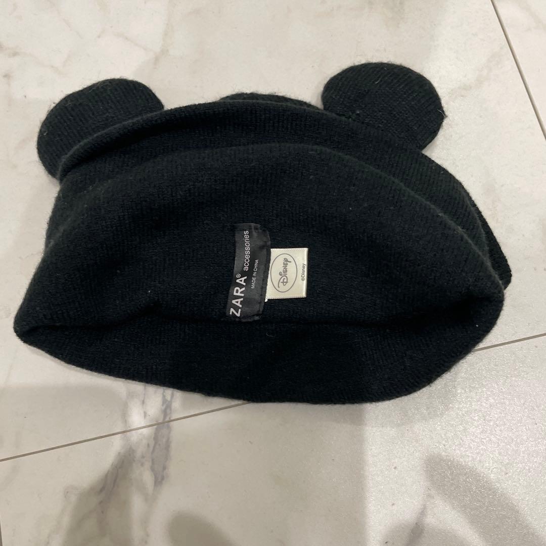 ミッキーマウス 耳付きニット帽 MICKEY-ZARA子供用 - メルカリ