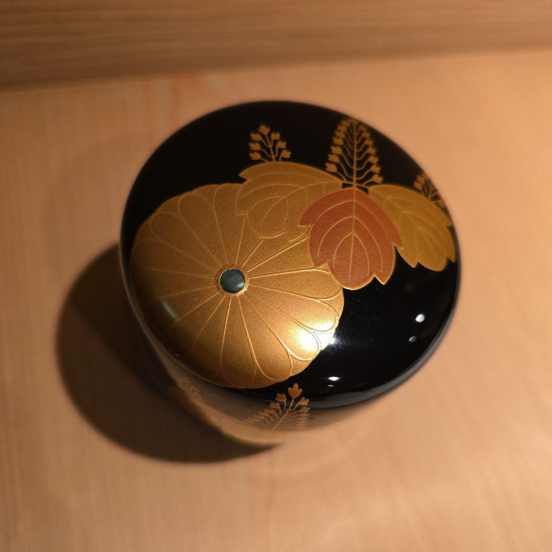 値下げ！断捨離中。掘り出し物！ 高台寺蒔絵 茶平一斎 作 美品 堀内