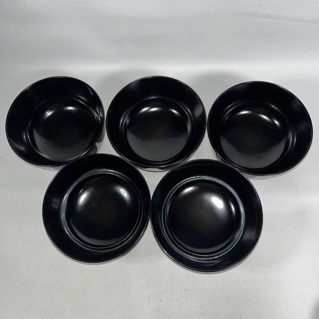 木製　真塗　四つ椀　五客揃　茶道具茶懐石