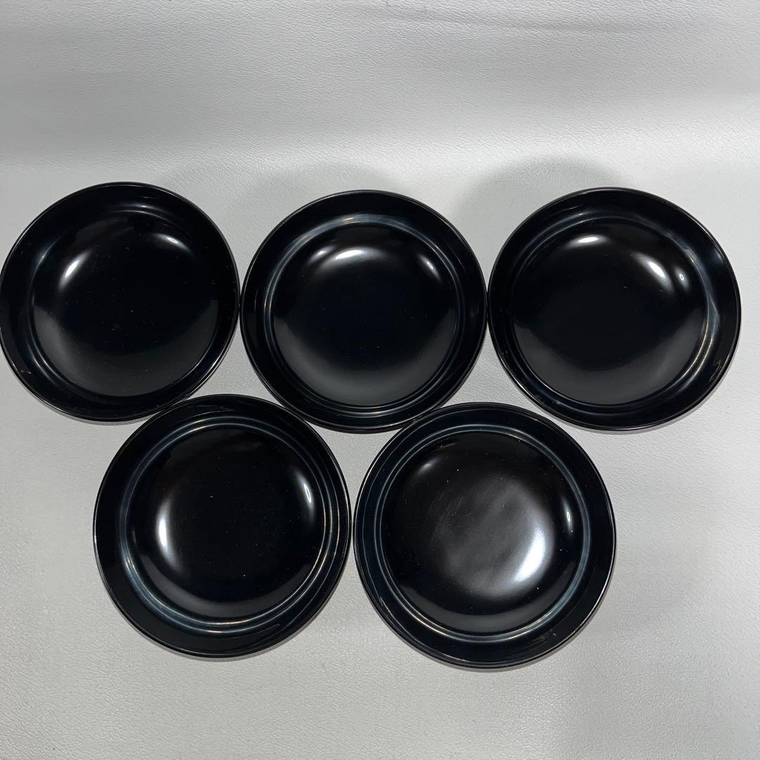 木製　真塗　四つ椀　五客揃　茶道具茶懐石