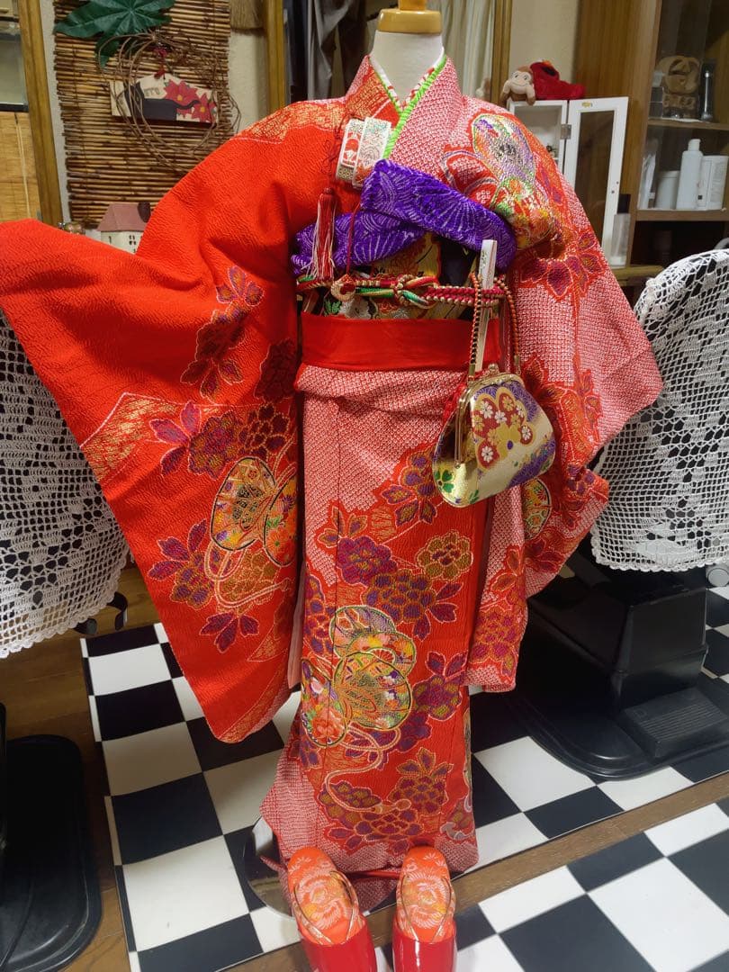 七五三7歳様絞り柄フルセット