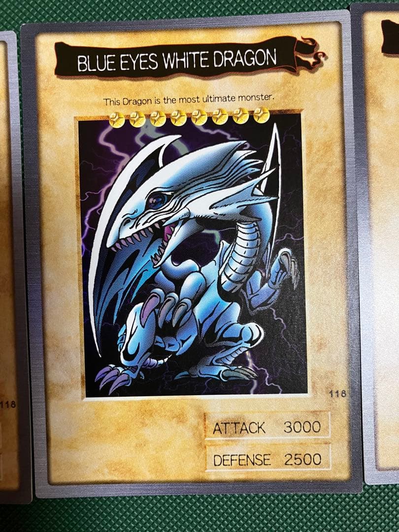 遊戯王バンダイ版　ブルーアイズホワイトドラゴン英語　3枚セット