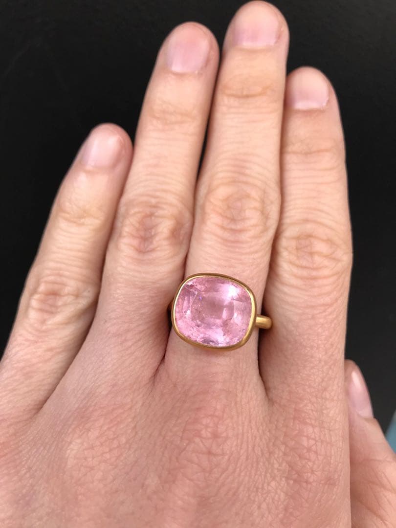 ま*】様 マリーエレーヌドゥタイヤック　希少　キャンディピンクトルマリンリング