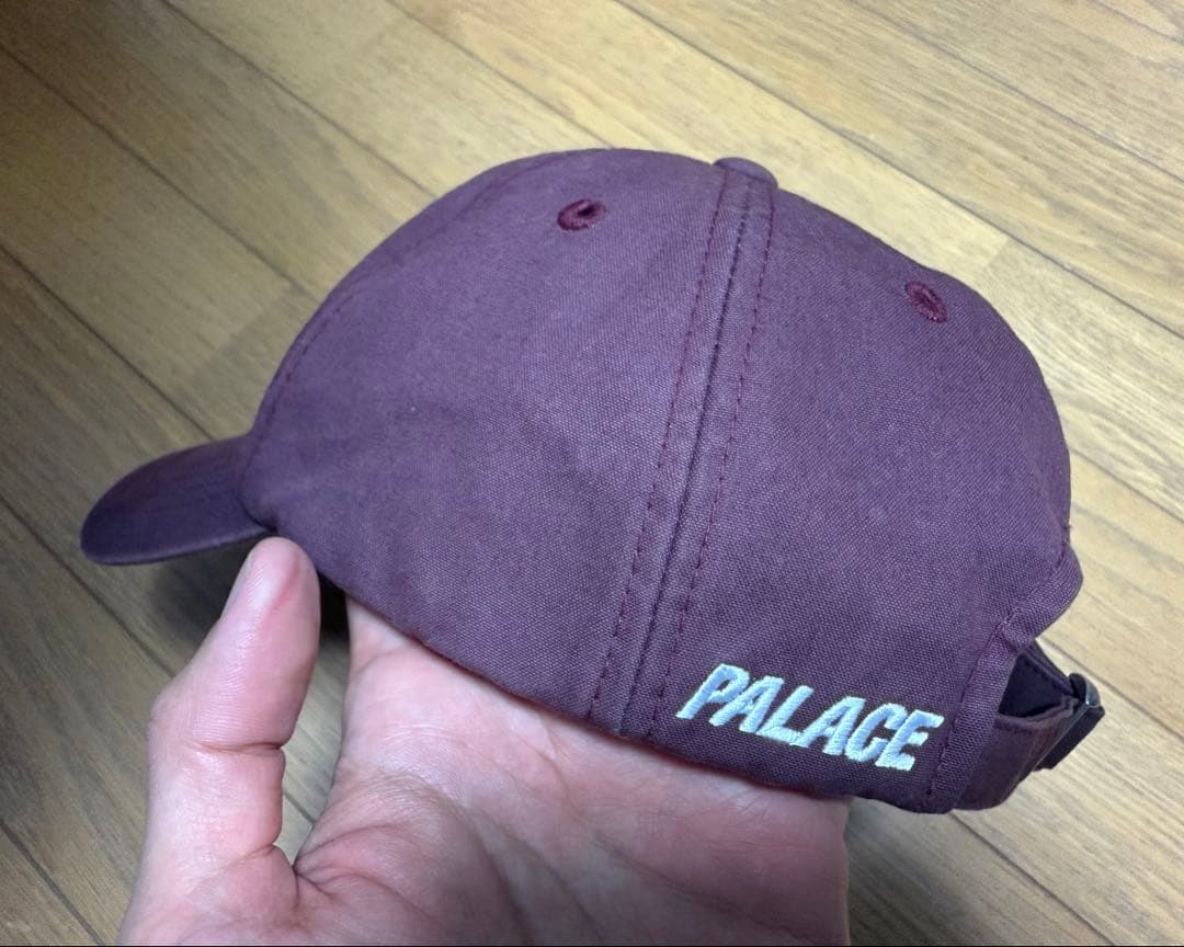 palace millerain cap p logo バーガンディ palace millerain cap p