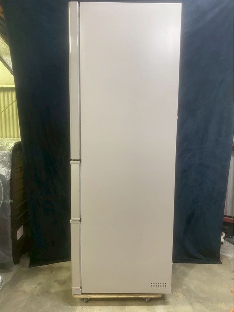 【mon】HITACHI 3ドア冷蔵庫 R-K380HVL(T)375L