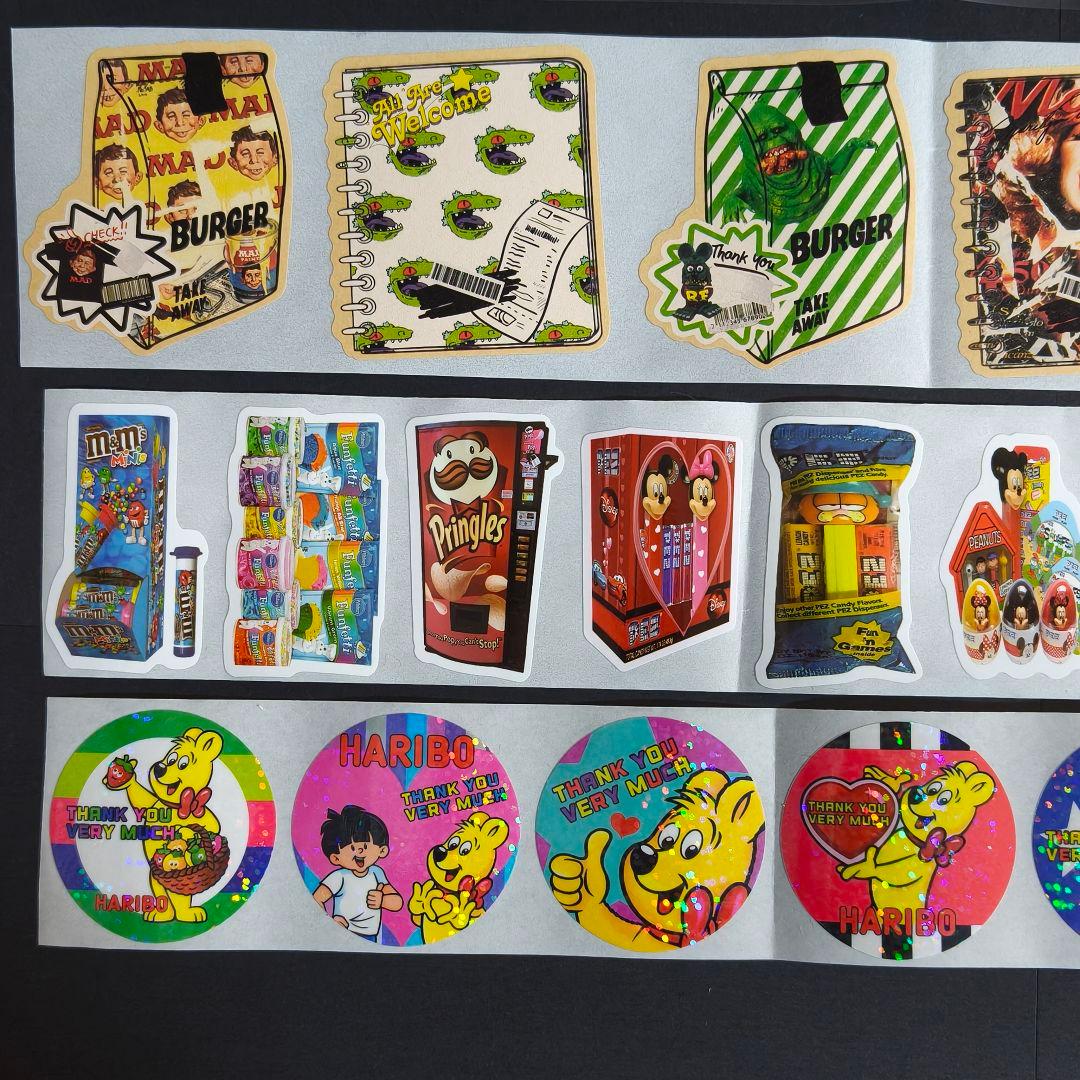 ⑪ アメステ ロール 切り売り シール シール交換 シール帳