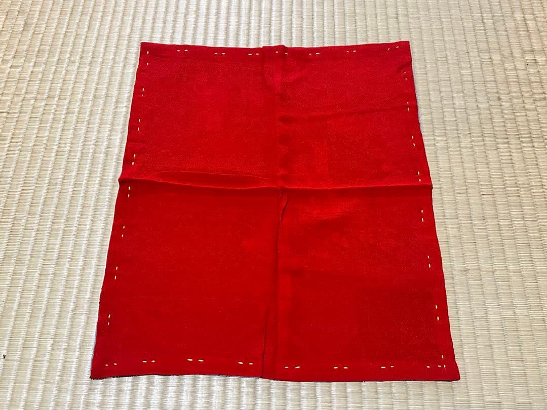 明治期・時代袱紗2点まとめ売り 敷物裂 掛け袱紗 古布 古裂