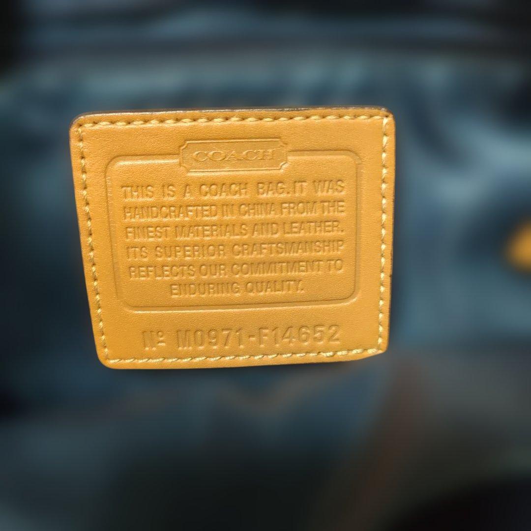 コーチ　パッチワーク　シグネチャー