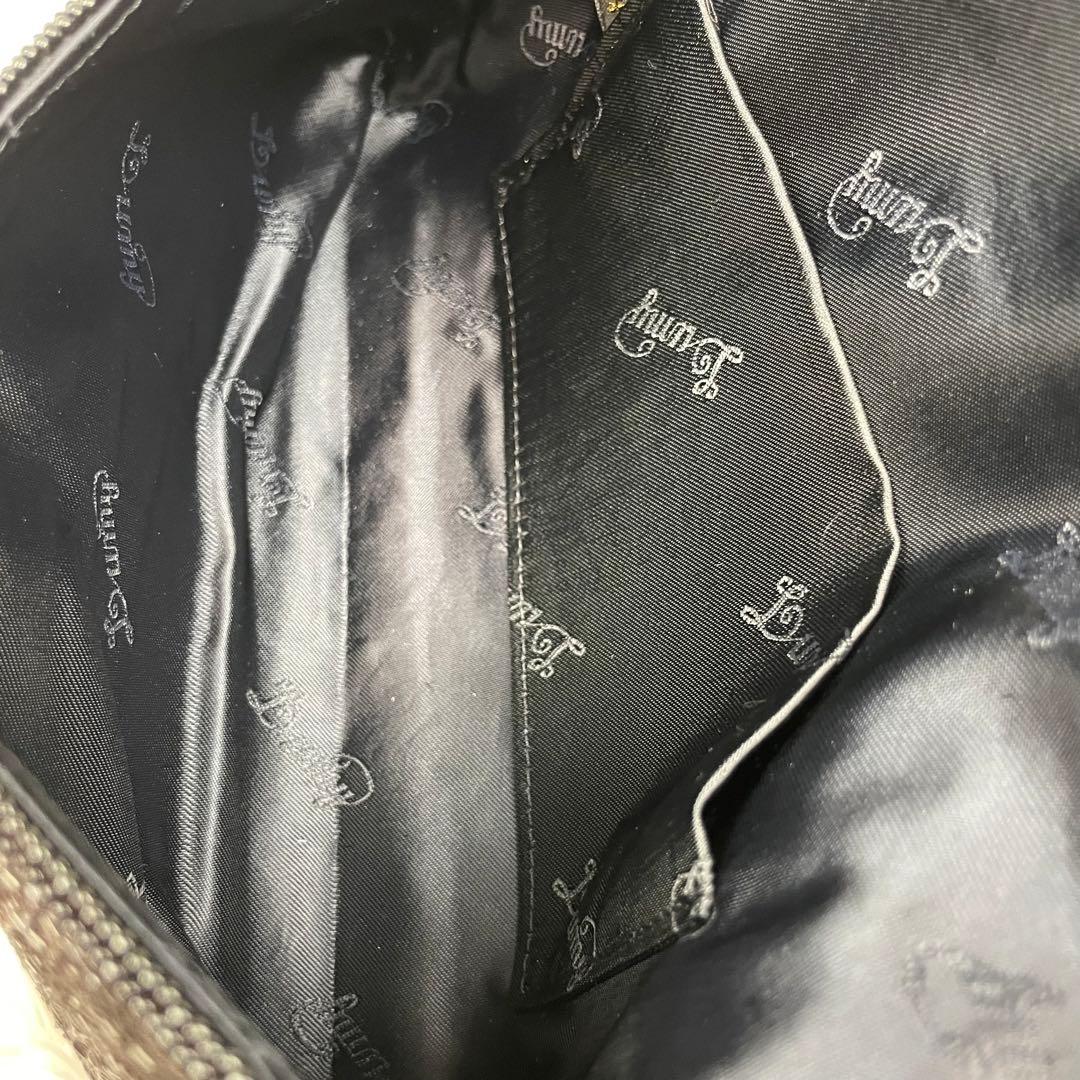 極美品✨皇室御用達✨Lumyはしもと✨ビーズバッグ✨パーティーバッグ✨黒