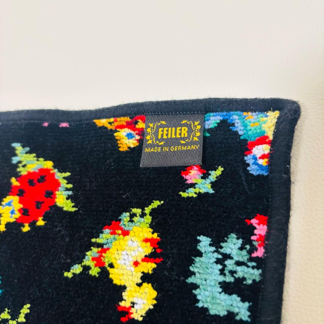 新品未使用ꫂ ၴႅၴ‪*. FEILER フェイラー ハイジ 花柄 タオルハンカチ