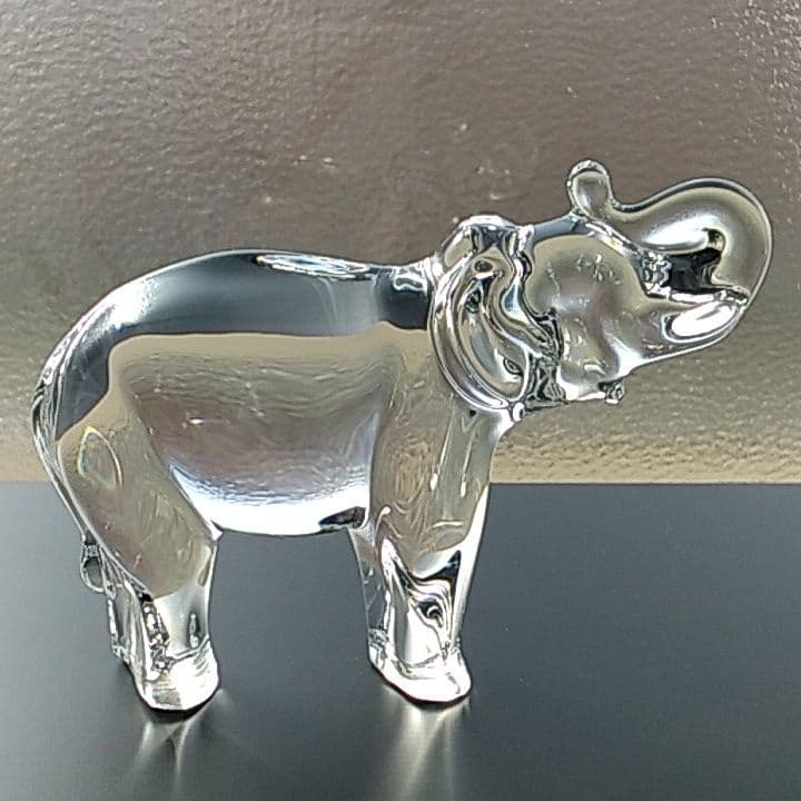 美しい輝き！】BACCARAT バカラ ゾウ 象 フィギュア オブジェ