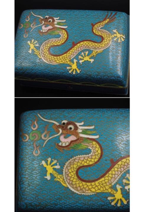 送料無料 清末～民国期 雲龍図七宝宝石箱/小箱 中国古玩 - メルカリ