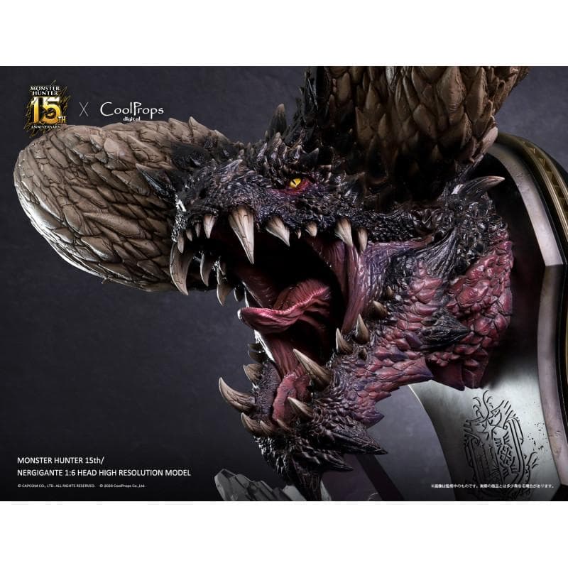【新品】フィギュア モンスターハンター ネルギガンテ 1/6 ヘッドモデル